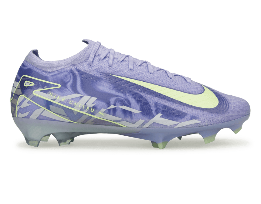 Nike Men's United Mercurial Vapor 16 Elite FG Purple Agate/Barely Volt