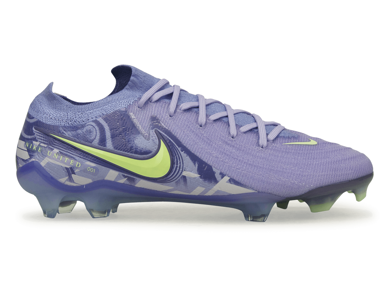 Nike Men's United Phantom GX II Elite FG Purple Agate/Barely Volt