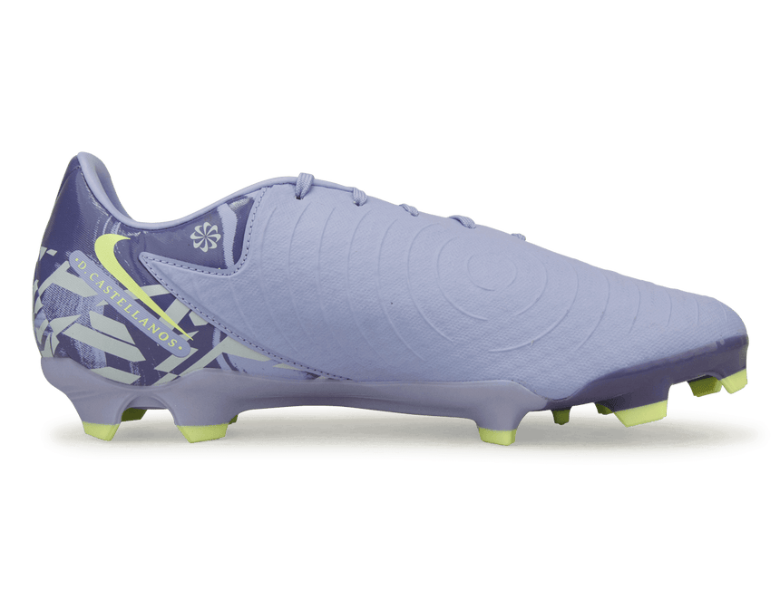 Nike Men's United Phantom GX II Academy FG/MG Purple Agate/Barely Volt Side