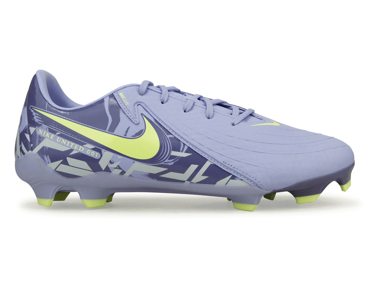 Nike Men's United Phantom GX II Academy FG/MG Purple Agate/Barely Volt