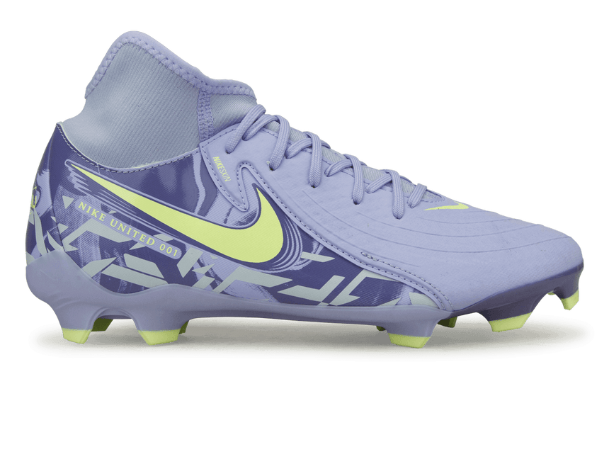 Nike Men's United Phantom Luna II Academy FG/MG Purple Agate/Barely Volt