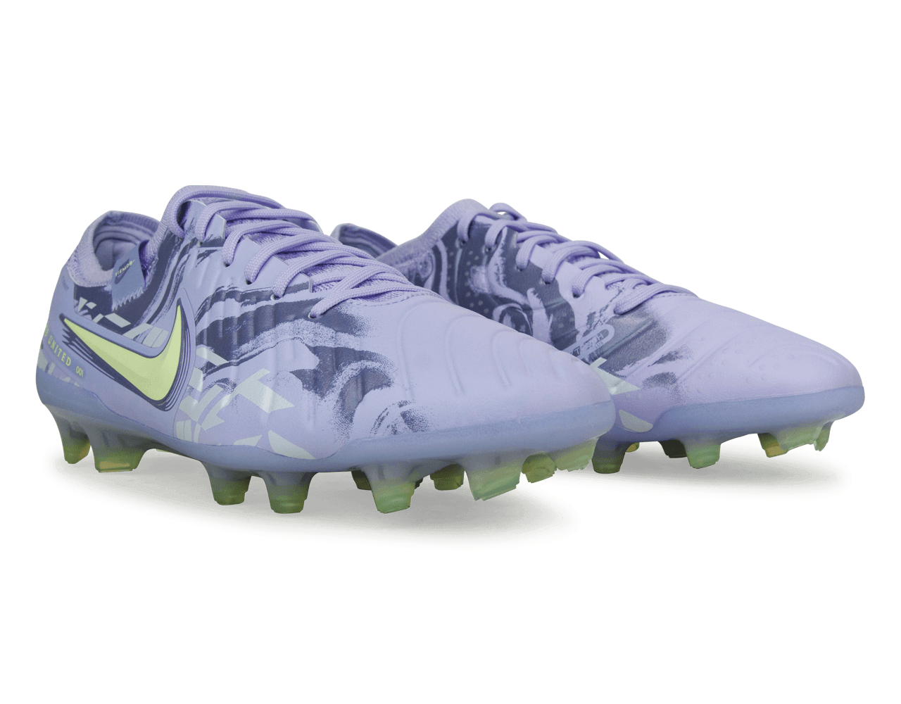 Nike Men's United Tiempo Legend 10 Elite FG Purple Agate/Barely Volt Together