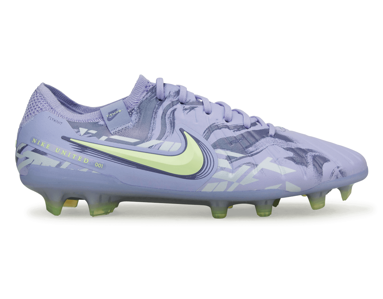 Nike Men's United Tiempo Legend 10 Elite FG Purple Agate/Barely Volt