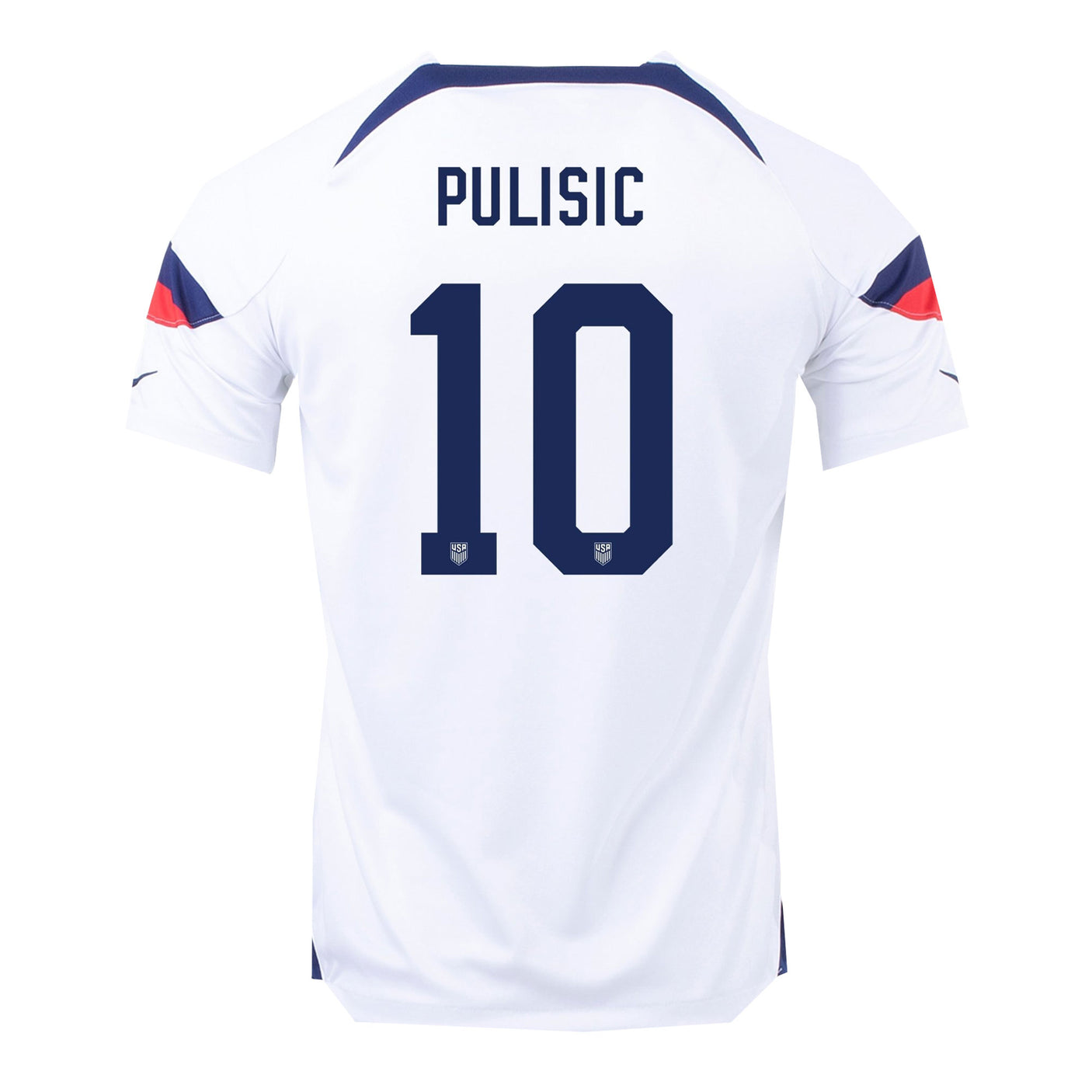 Nike Men's USA 2022/23 Dri-FIT ADV Home Jersey w/ Pulisic #10 Printing Back