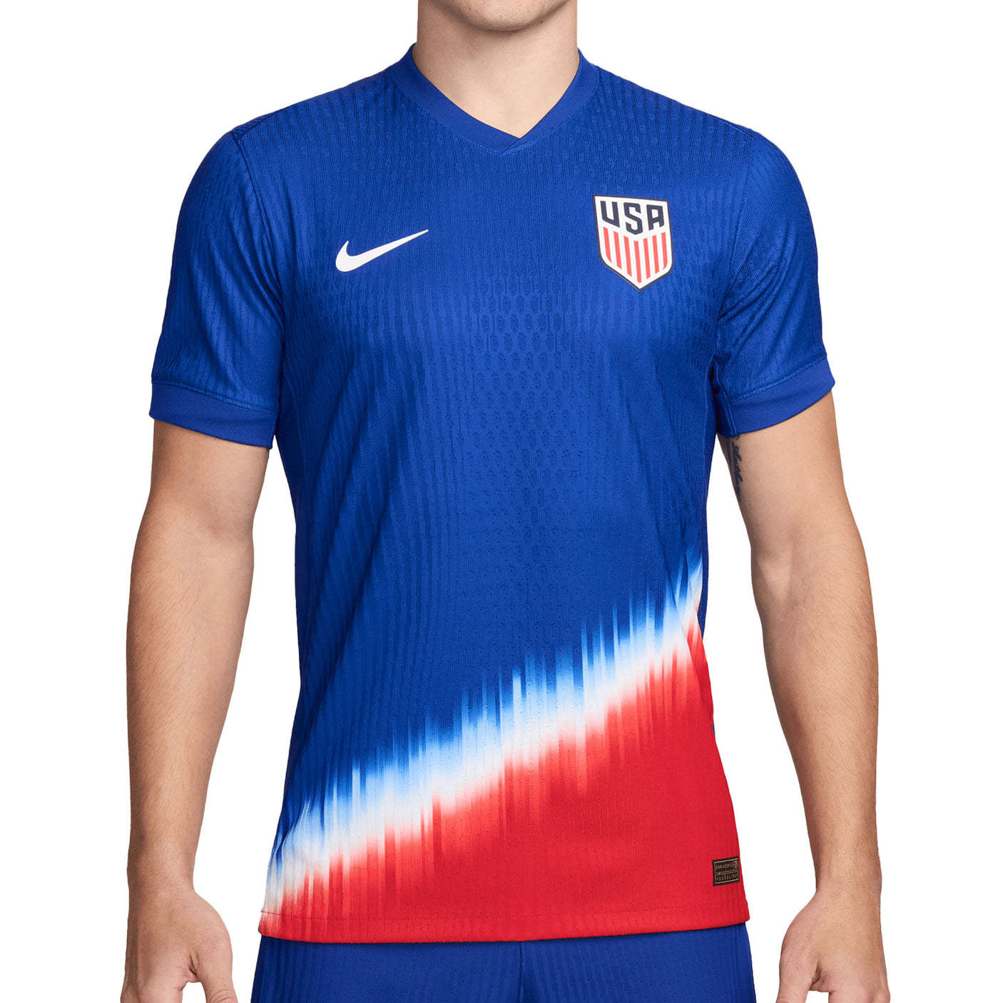 Nike Men's USA 2024/25 Dri-FIT ADV Away Jersey Royal Blue/Red/White Front