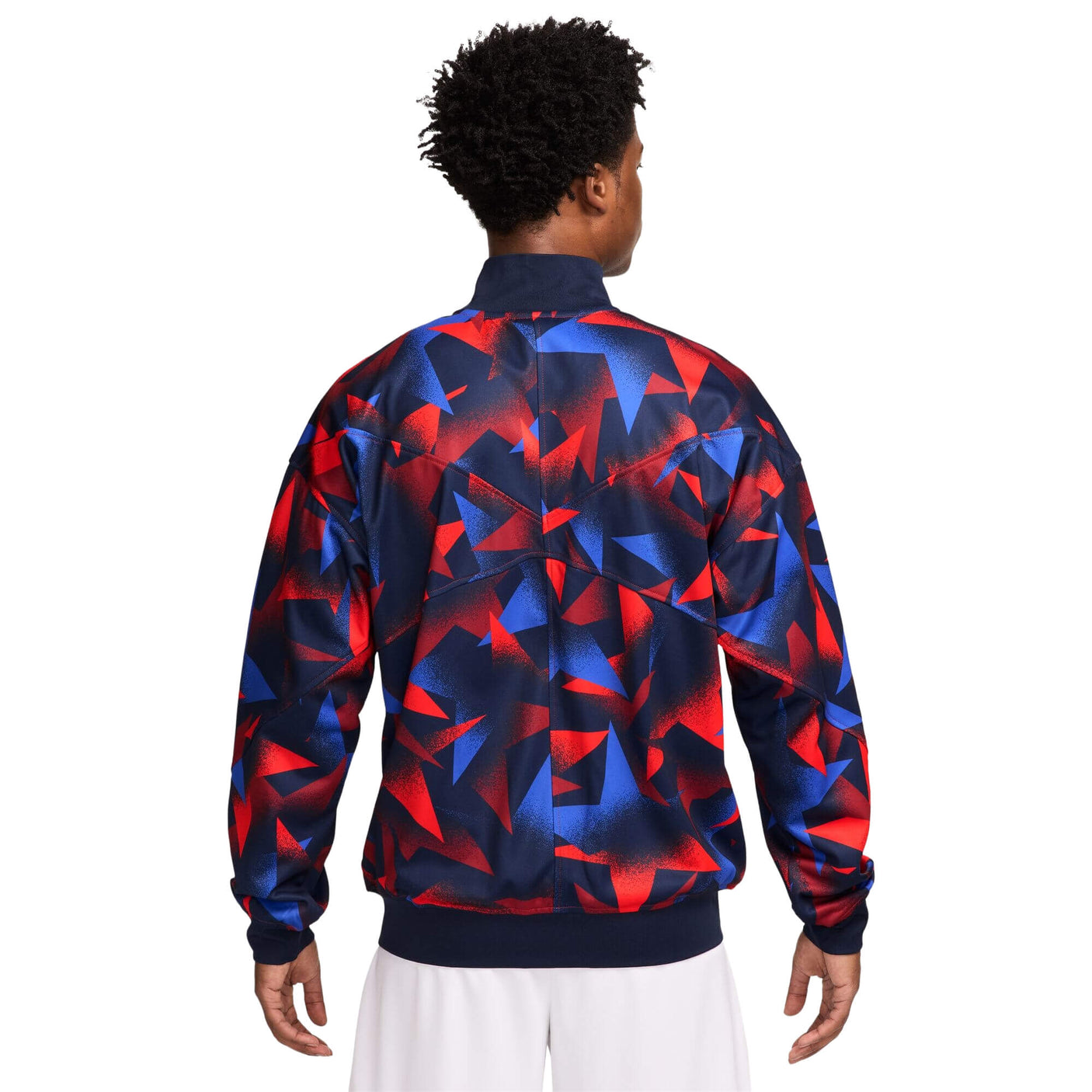 Nike Men's USA Academy Pro Dri-FIT Anthem Jacket Obsidian/Red Back