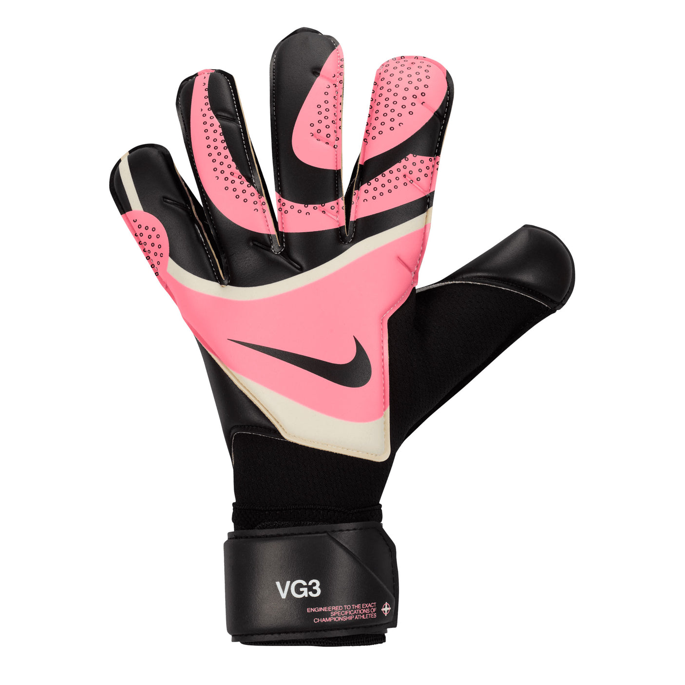 Nike Men's Vapor Grip 3 Goalkeeper Gloves Sunset Pulse/Black Front