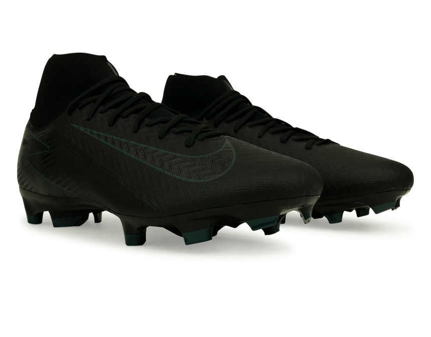 Nike Men's Zoom Mercurial Superfly 10 Academy FG/MG Black/Deep Jungle Together