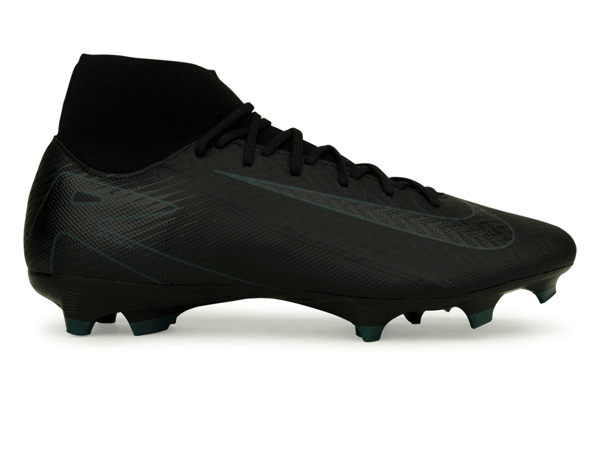 Nike Men's Zoom Mercurial Superfly 10 Academy FG/MG Black/Deep Jungle â Azteca Soccer