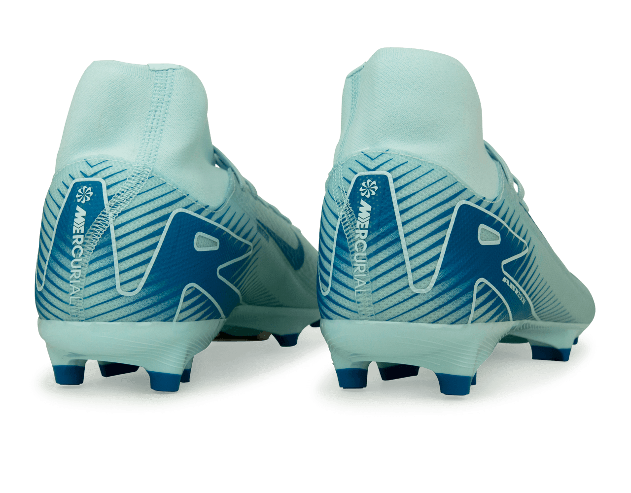 Nike Men's Zoom Mercurial Superfly 10 Academy FG/MG Glacier Blue/Blue Orbit Rear