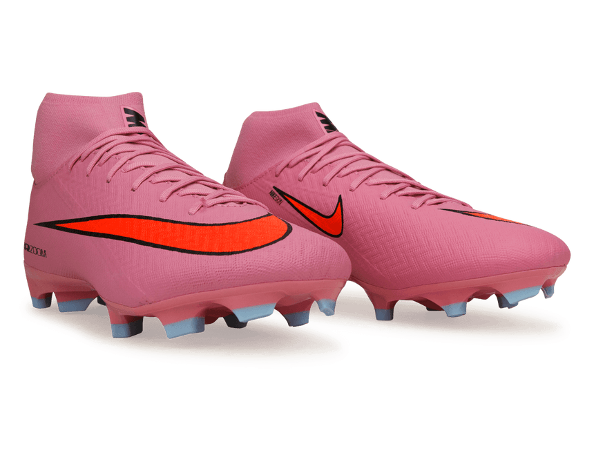 Nike Men's Zoom Mercurial Superfly 10 Academy FG/MG Magic Flamingo/Black Together