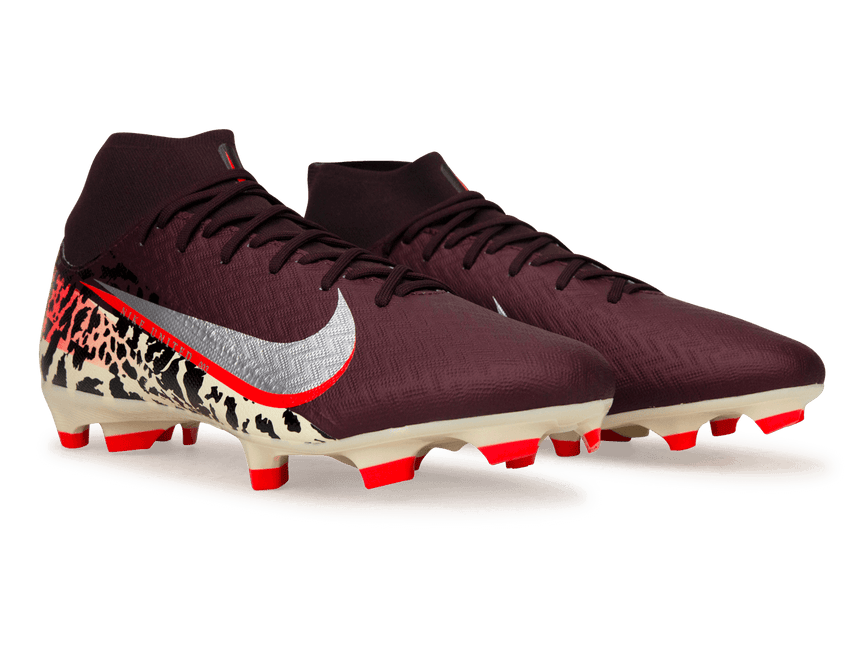 Nike United Men's Zoom Mercurial Superfly 10 Academy FG/MG Brown/Metallic Silver Together