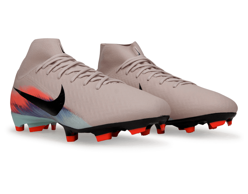 Nike Men's Zoom Mercurial Superfly 10 Academy FG/MG Silt Red/Racer Blue Together