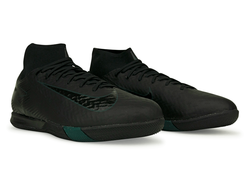 Nike Men's Zoom Mercurial Superfly 10 Academy IC Black/Deep Jungle Together