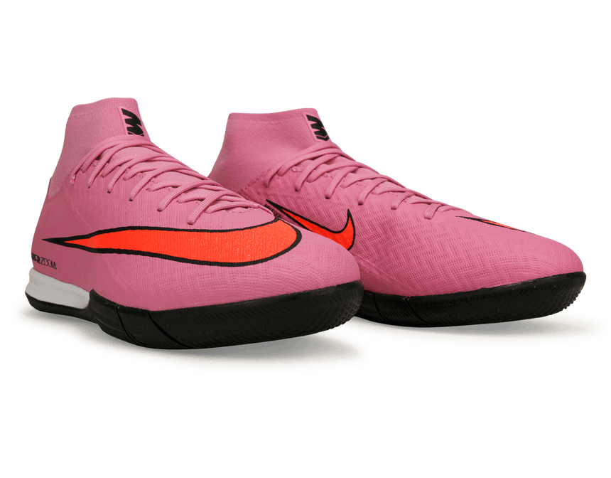 Nike Men's Zoom Mercurial Superfly 10 Academy IC Magic Flamingo/Black Together
