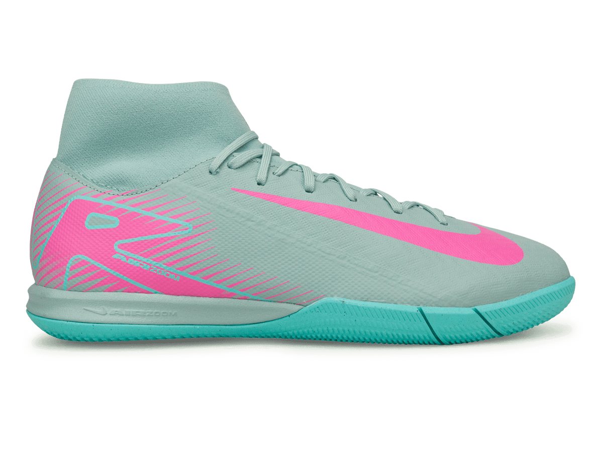 Nike Men's Zoom Mercurial Supefly 10 Academy IC Ocean Cube/Pink