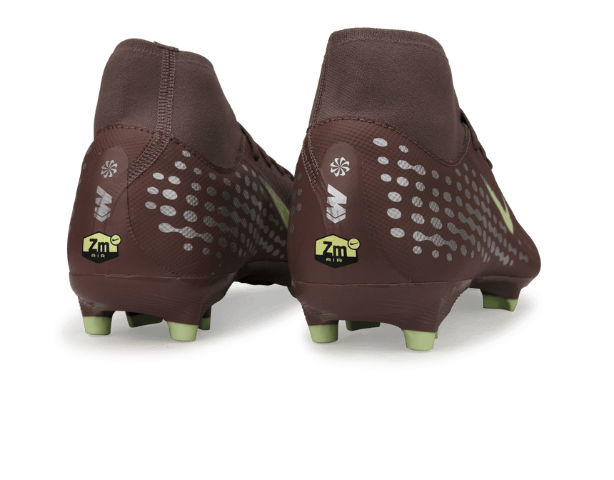 Nike Men's Zoom Mercurial Superfly 10 Academy 'Kylian Mbappe' FG/MG Plum Eclipse/Metallic Silver Rear