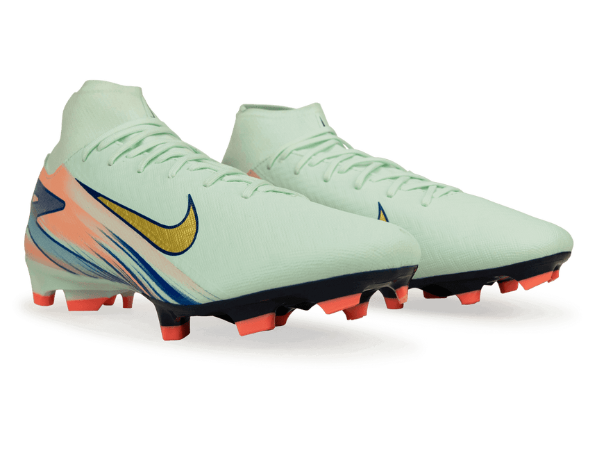 Nike Men's Zoom Mercurial Superfly 10 Academy MD009 FG/MG Barley Green/Metallic Gold Together