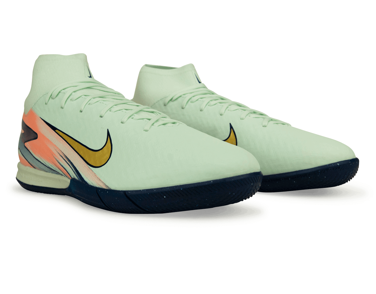 Nike Men's Zoom Mercurial Superfly 10 Academy MDS009 IC Barley Green/Metallic Gold Together