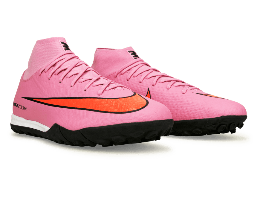 Nike Men's Zoom Mercurial Superfly 10 Academy TF Flamingo/Total Crimson Together