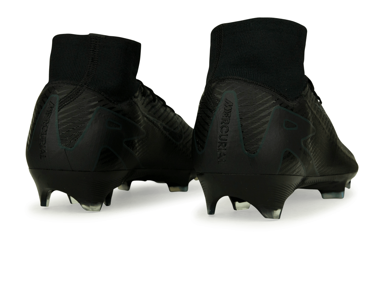 Nike Men's Zoom Mercurial Superfly 10 Elite FG Black/Deep Jungle Rear