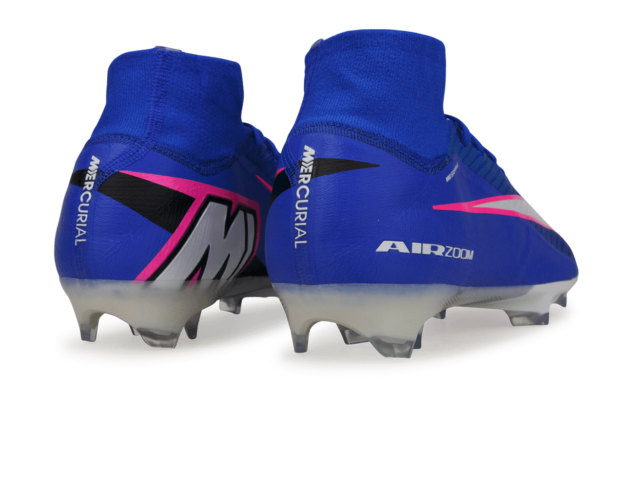 Nike Men's Zoom Mercurial Superfly 10 Elite FG Blue/White Rear