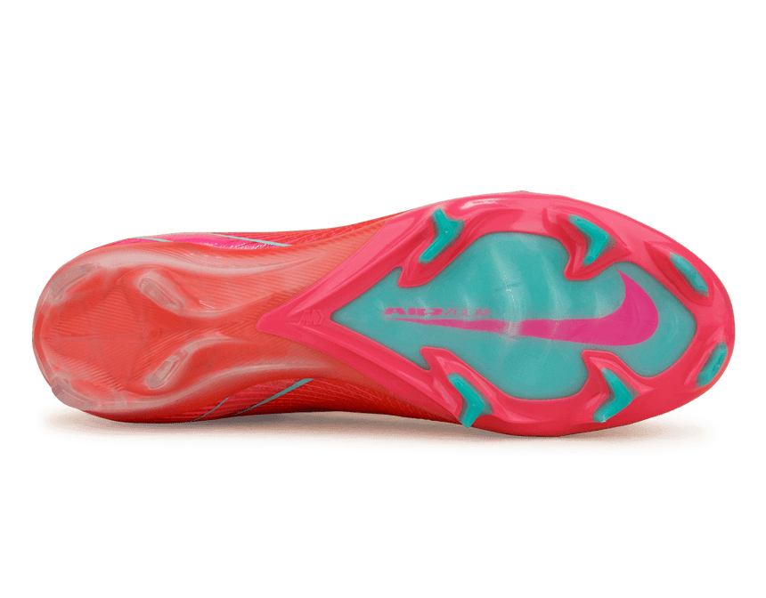 Nike Men's Zoom Mercurial Superfly 10 Elite FG Ember Glow/Aurora Green Sole