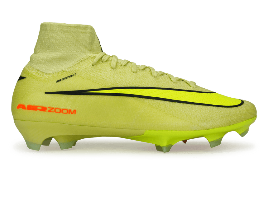 Nike Men's Zoom Mercurial Superfly 10 Elite FG Volt/Hyper Crimson