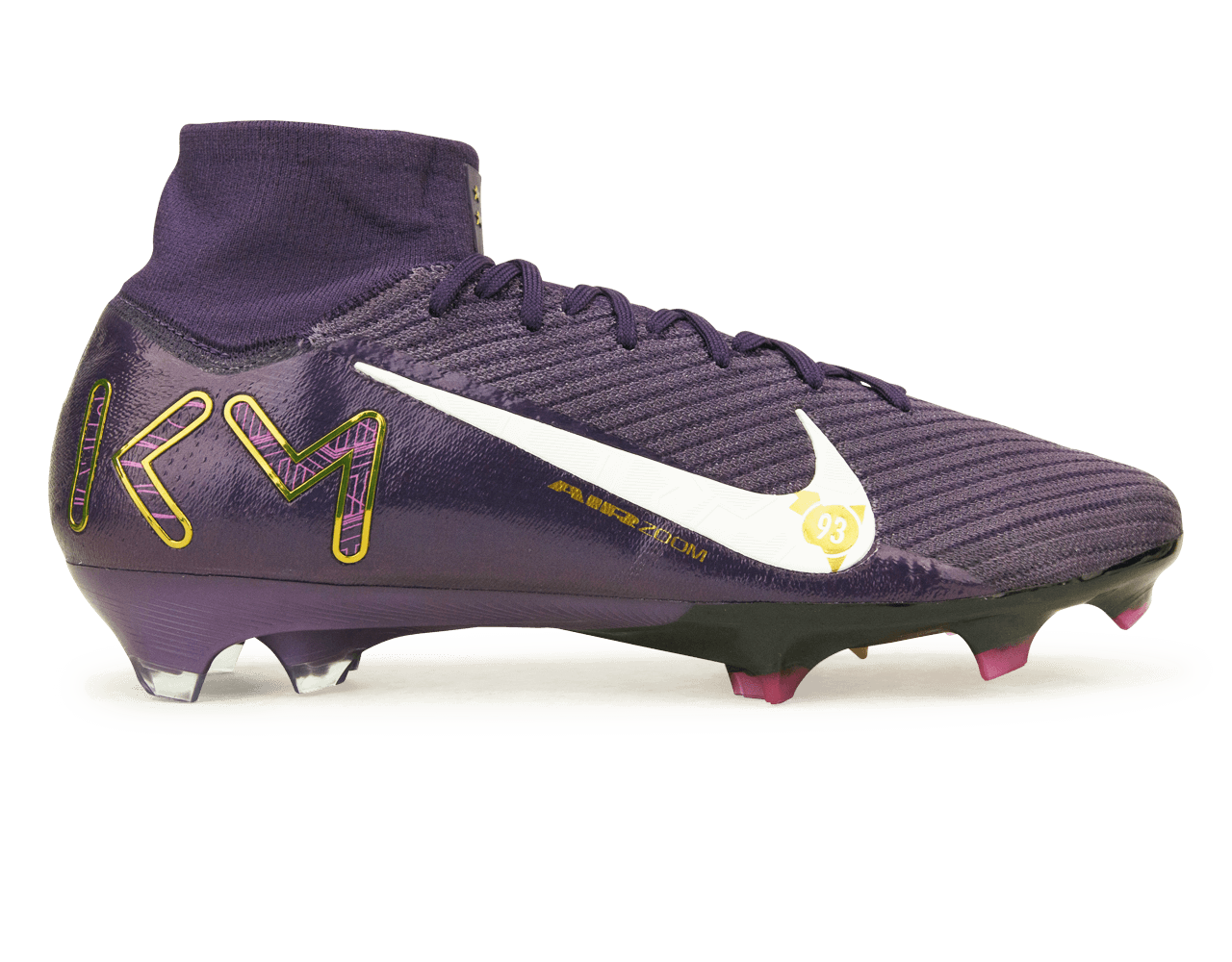 Nike Men's Zoom Mercurial Superfly 10 Elite KM FG Grand Purple/Pale Ivory