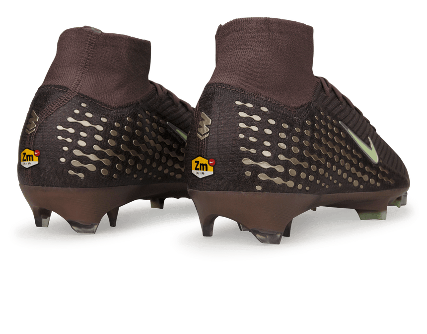 Nike Men's Zoom Mercurial Superfly 10 Elite 'Kylian Mbappe' FG Plum Eclipse/Metallic Silver Rear
