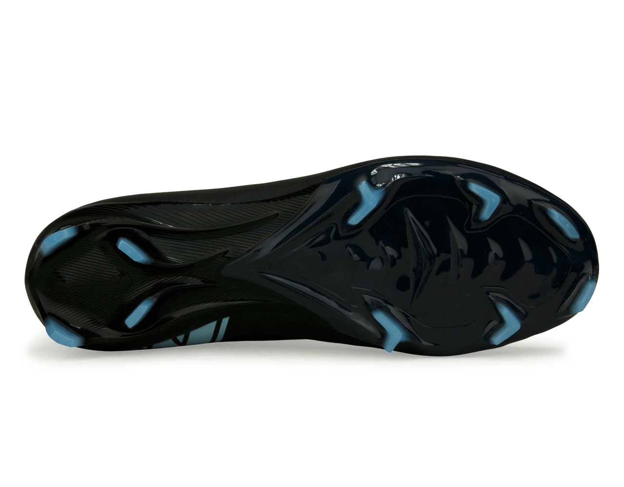 Nike Men's Zoom Mercurial Superfly 10 Pro FG Black/Ice Blue Sole