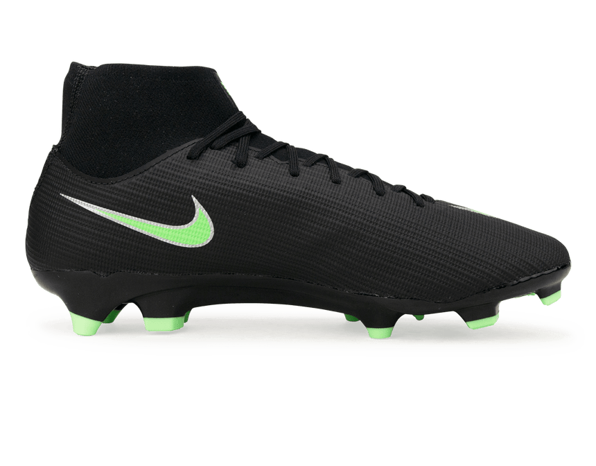 Nike Men's Zoom Mercurial Superfly 11 Academy FG/MG Black/Illusion Green Side