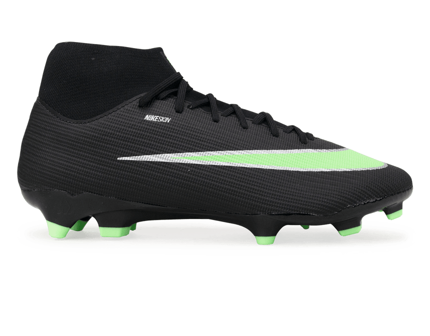 Nike Men's Zoom Mercurial Superfly 11 Academy FG/MG Black/Illusion Green