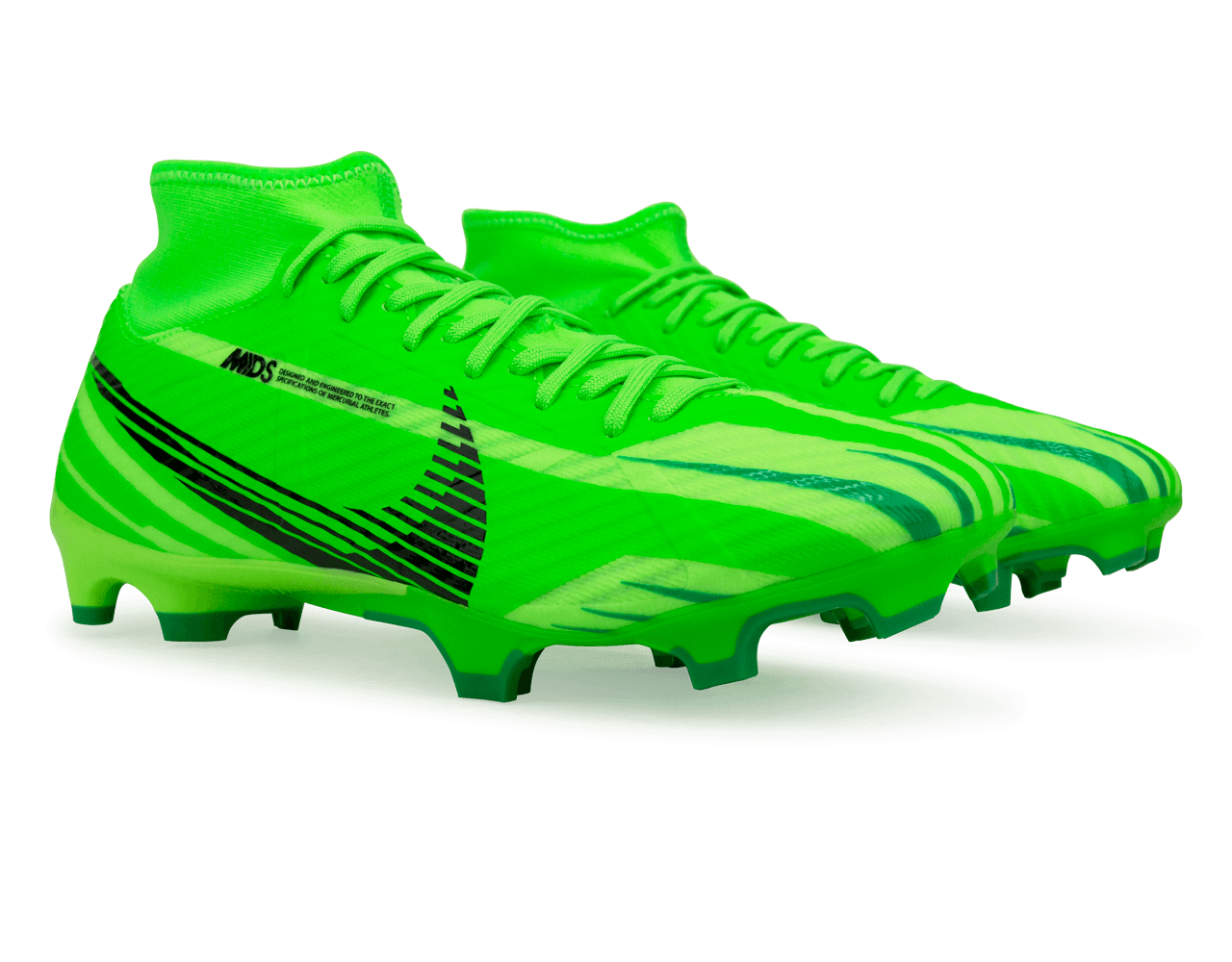 Nike Men's Zoom Mercurial Superfly 9 Academy MDS FG/MG Green Strike/Black Together