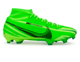 Nike Men's Zoom Mercurial Superfly 9 Academy MDS FG/MG Green Strike/Black