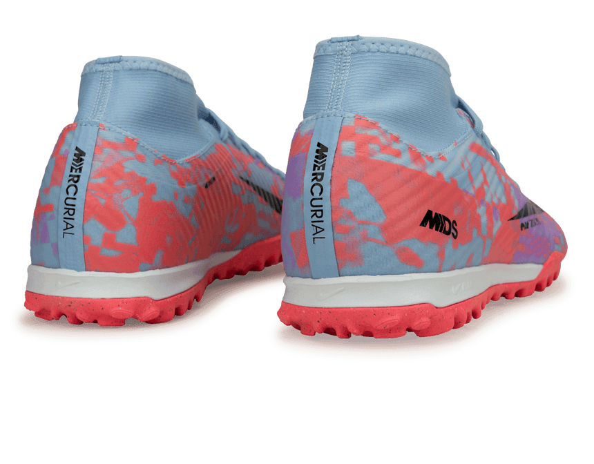 Nike Men's Zoom Mercurial Superfly 9 Academy MDS TF Cobalt Bliss/Black Rear