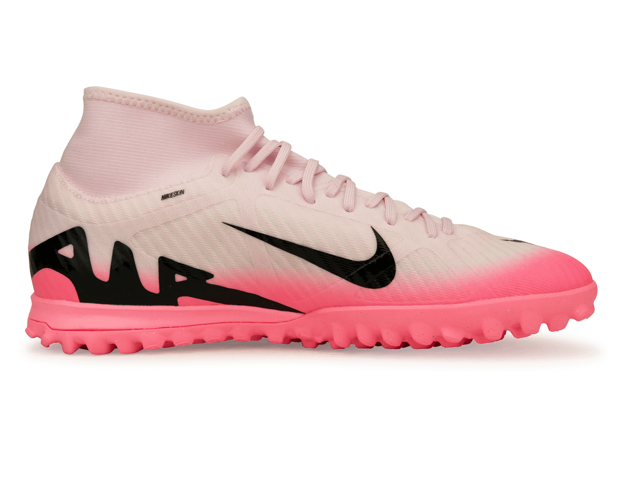 Nike Men's Zoom Mercurial Superfly 9 Academy TF Pink Foam/Black Side