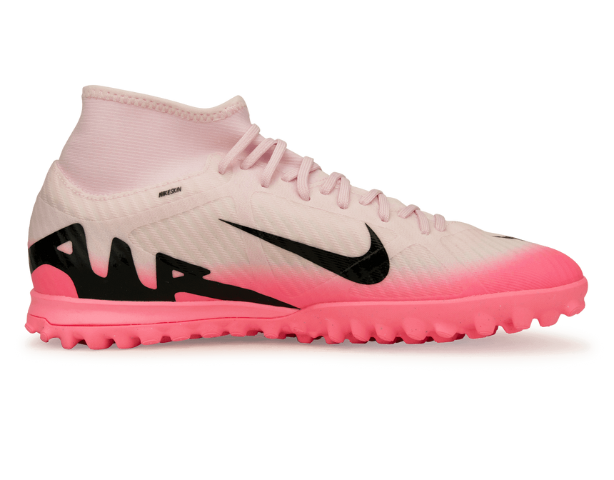 Nike Men's Zoom Mercurial Superfly 9 Academy TF Pink Foam/Black Side