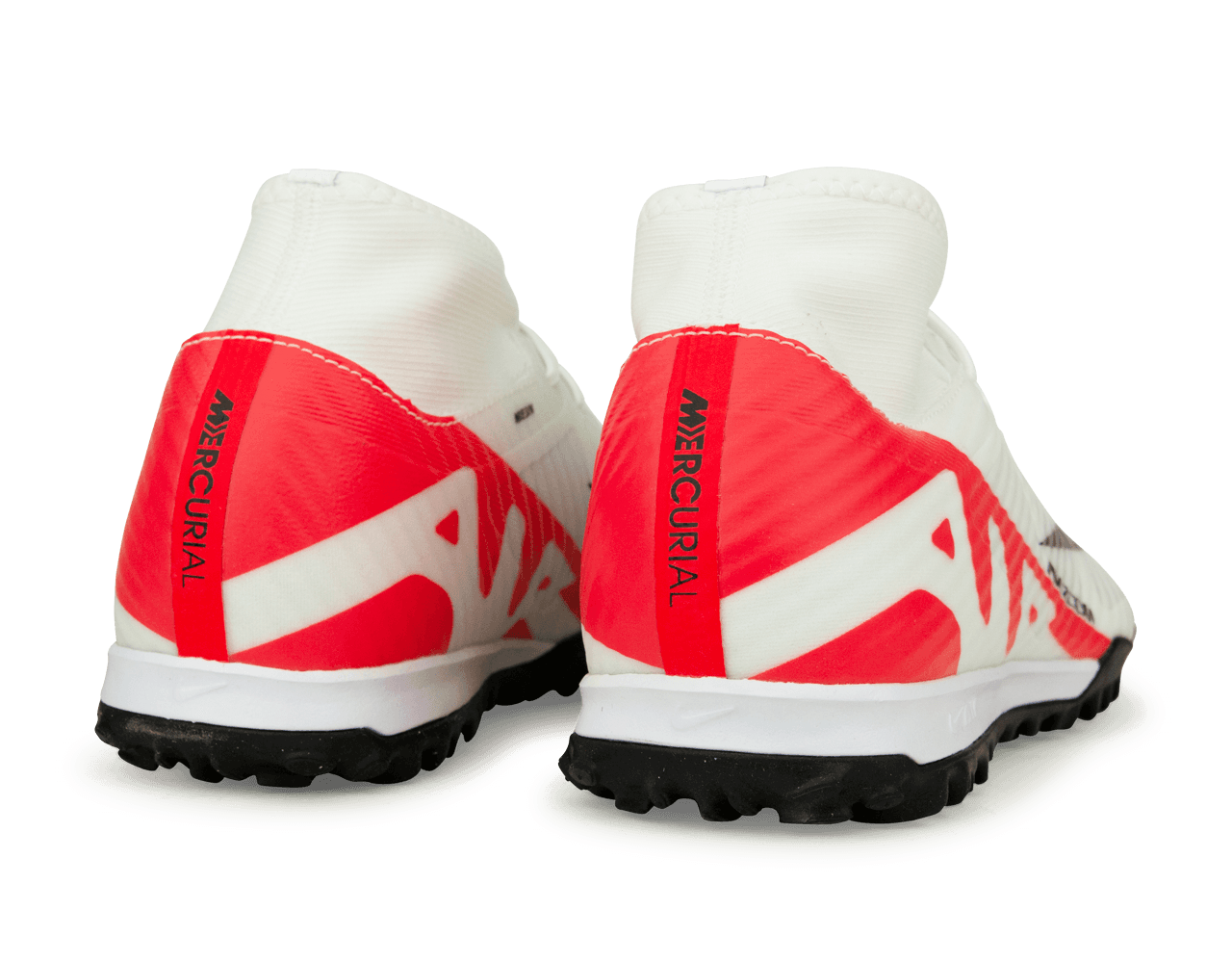 Nike Men's Zoom Mercurial Superfly 9 Academy TF White/Red Rear