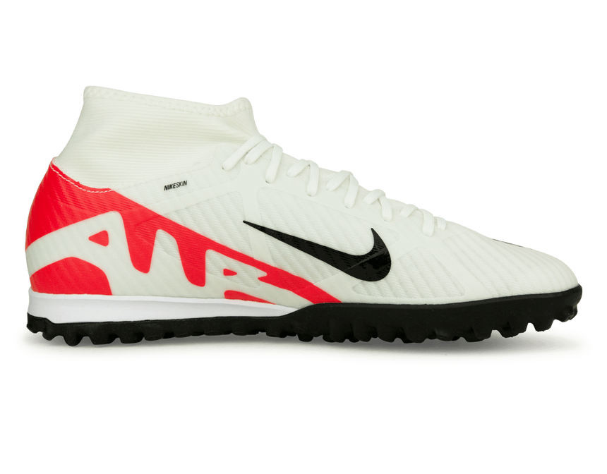 Nike Men's Zoom Mercurial Superfly 9 Academy TF White/Red Side