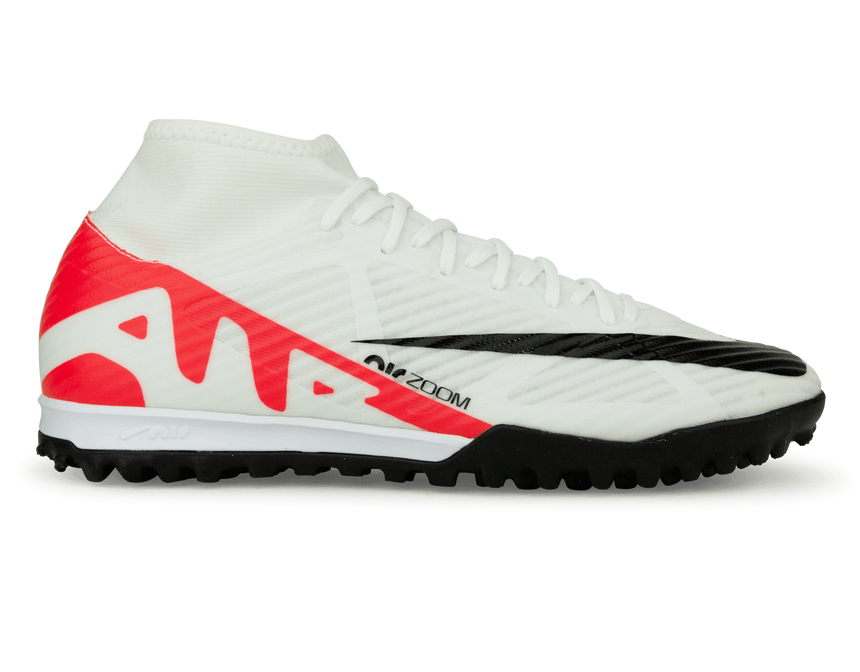 Nike Men's Zoom Mercurial Superfly 9 Academy TF White/Red