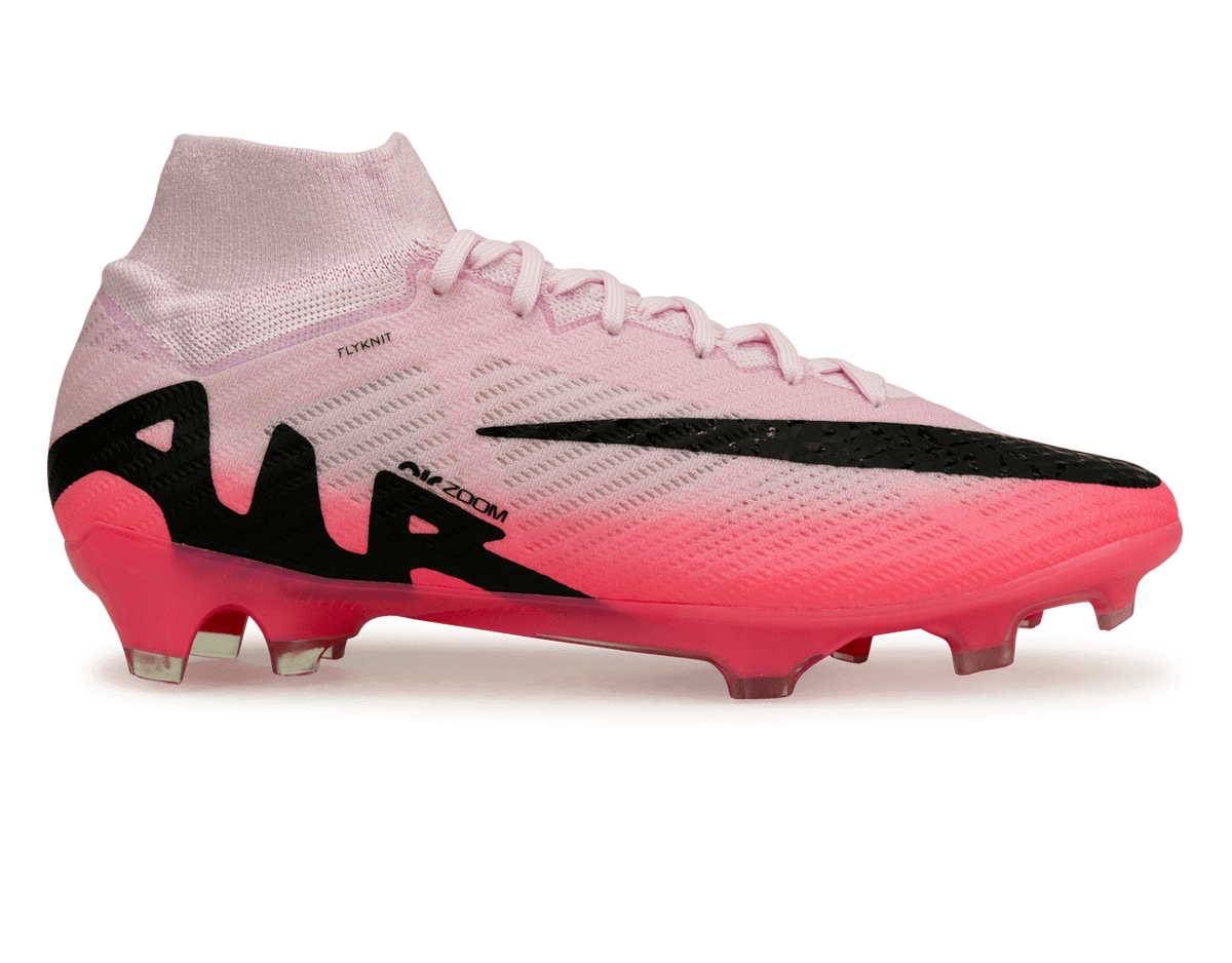 Nike Men s Zoom Mercurial Superfly 9 Elite FG Pink Foam Black Azteca Soccer