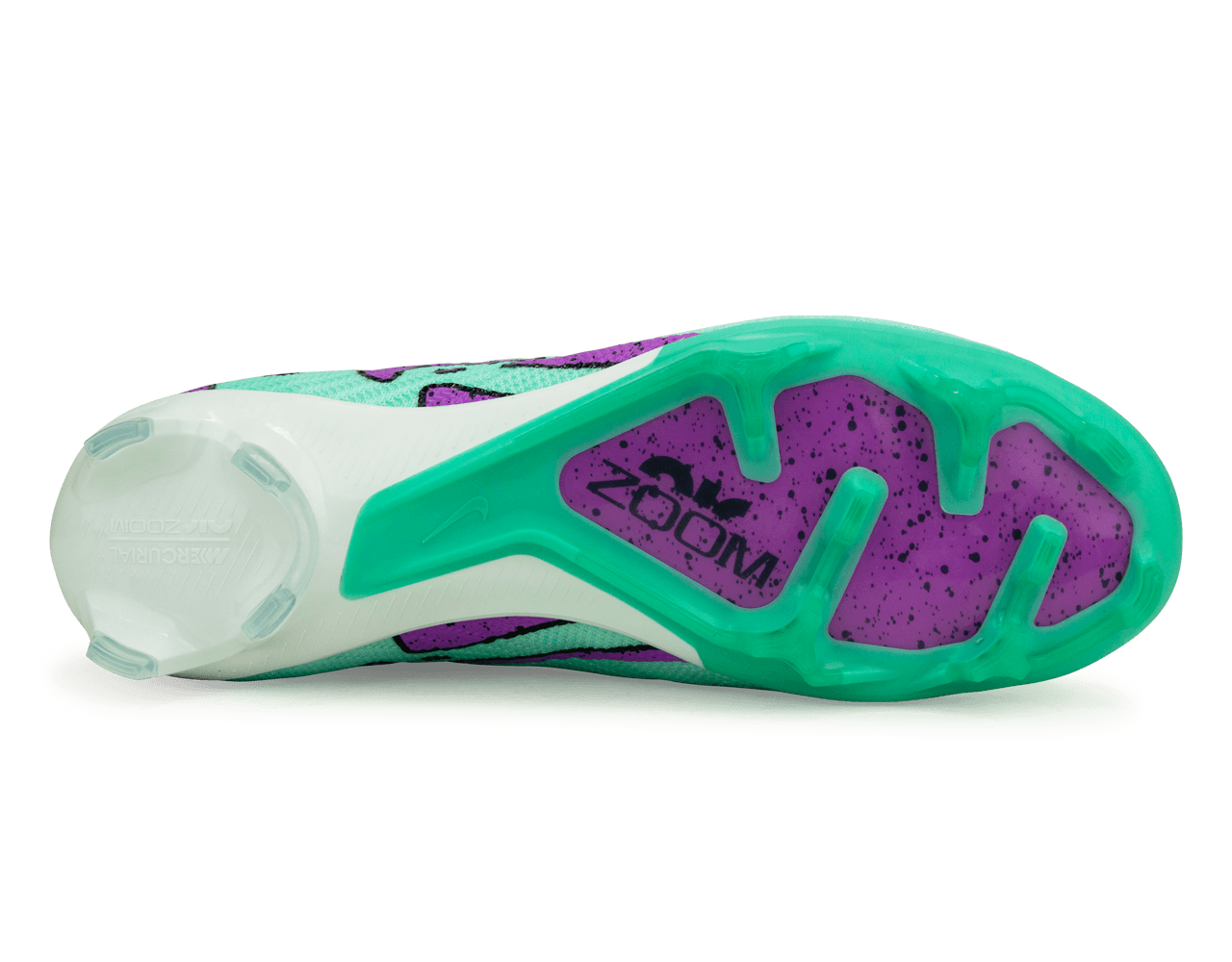 Nike Men's Zoom Mercurial Superfly 9 Elite FG Turquoise/Black/Purple Sole