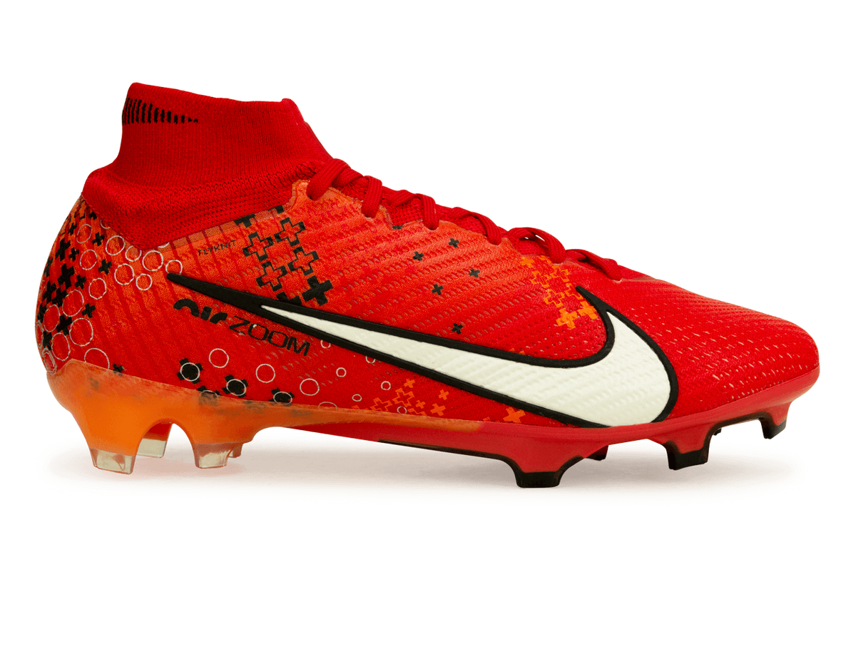 Nike Men's Zoom Mercurial Superfly 9 MDS Elite FG Crimson/Ivory Nike Men's Zoom Mercurial Superfly 9 MDS Elite FG Crimson/Ivory