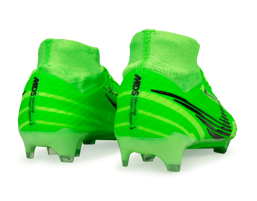 Nike Men's Zoom Mercurial Superfly 9 MDS Elite FG Green Strike/Black Rear