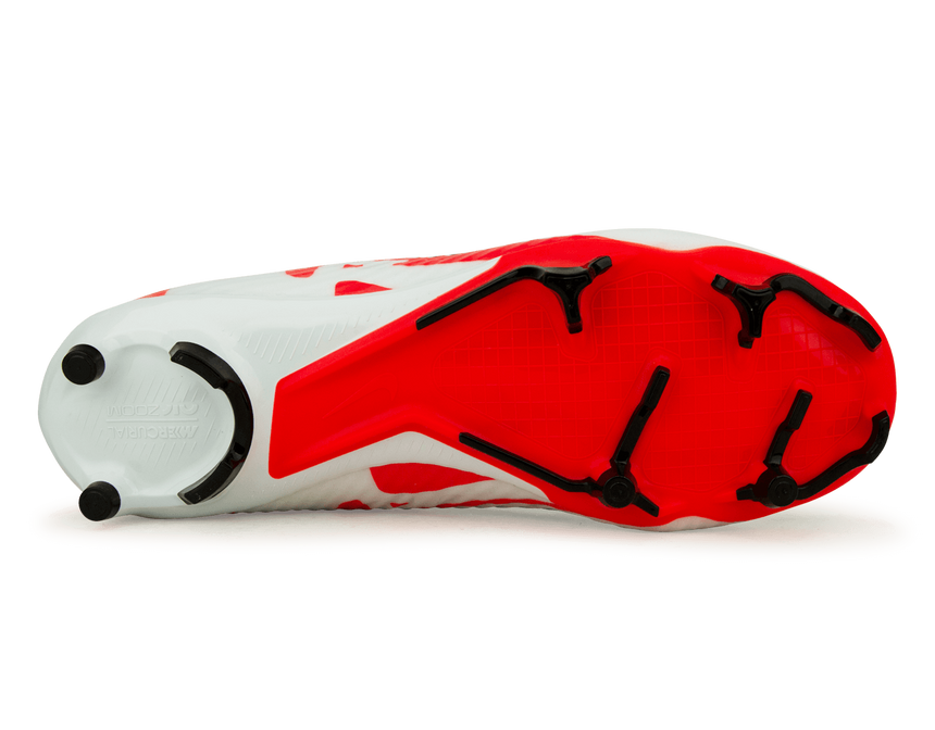 Nike Men's Zoom Mercurial Vapor 15 Academy FG/MG White/Red Sole