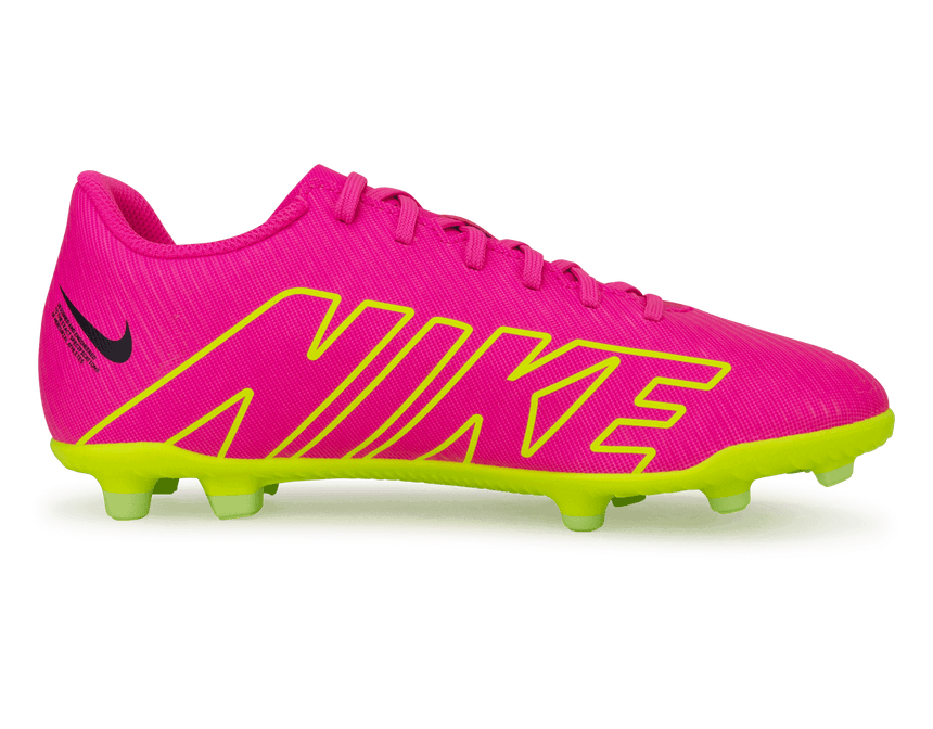 Nike Men's Zoom Mercurial Vapor 15 Club FG/MG Pink/Volt Side