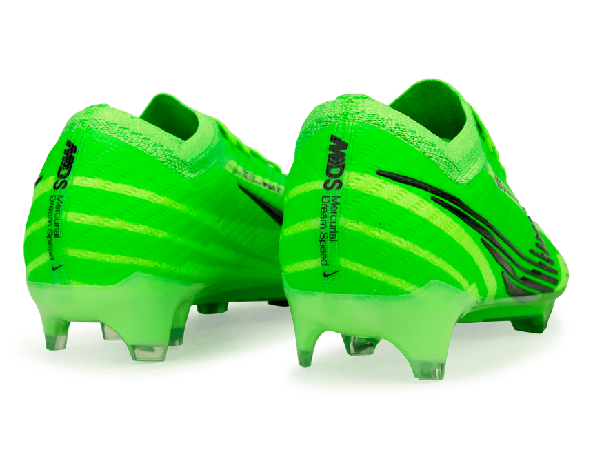 Nike Men's Zoom Mercurial Vapor 15 Elite FG Green Strike/Black Rear