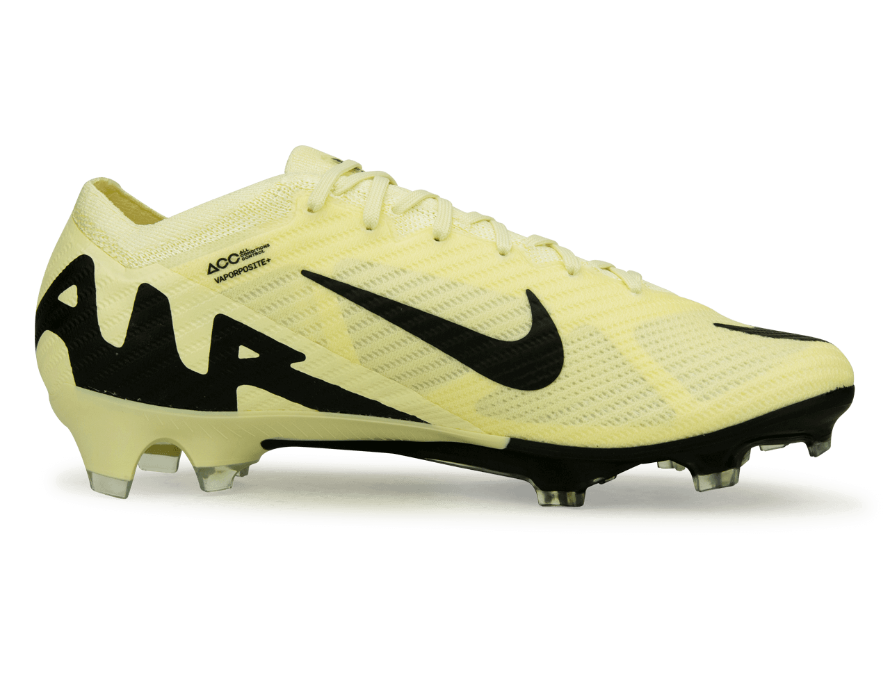 Nike Men's Zoom Mercurial Vapor 15 Elite FG Lemonade/Black Side