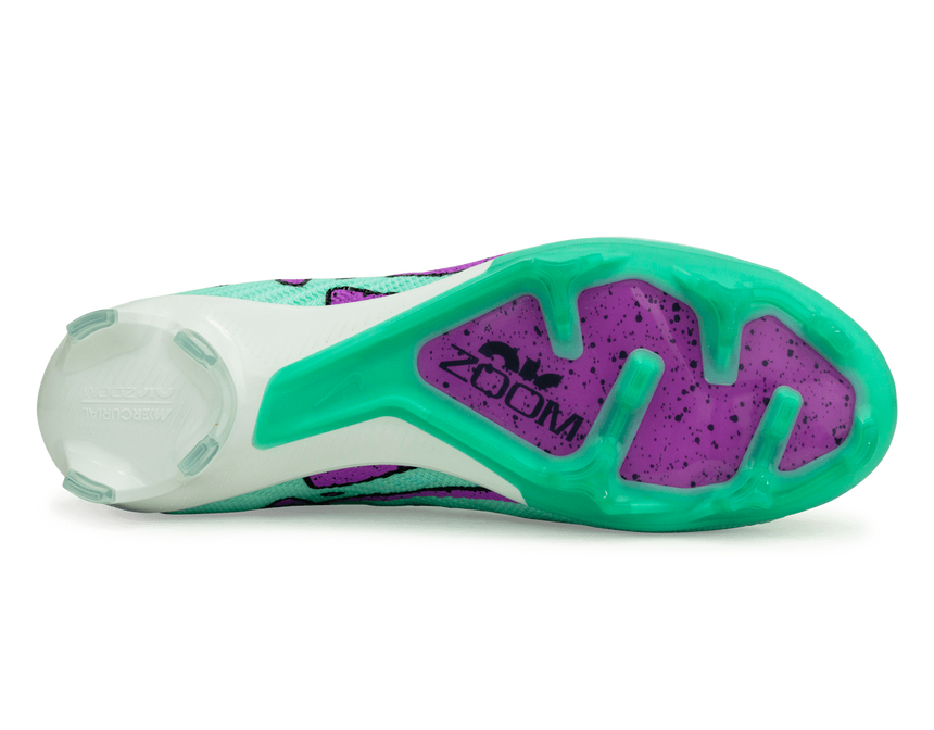 Nike Men's Zoom Mercurial Vapor 15 Elite FG Turquoise/Black/Purple Sole